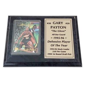 1995-96 Skybox Premium Honor Roll - Gary Payton #274 Seattle Supersonics Framed